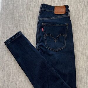 Levi's Women's High Rise Dark Blue Jeans